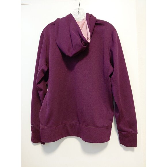 Carhartt Force Extreme Women's Hooded Sweatshirt Large Kangaroo Pockets Magenta - Picture 5 of 8